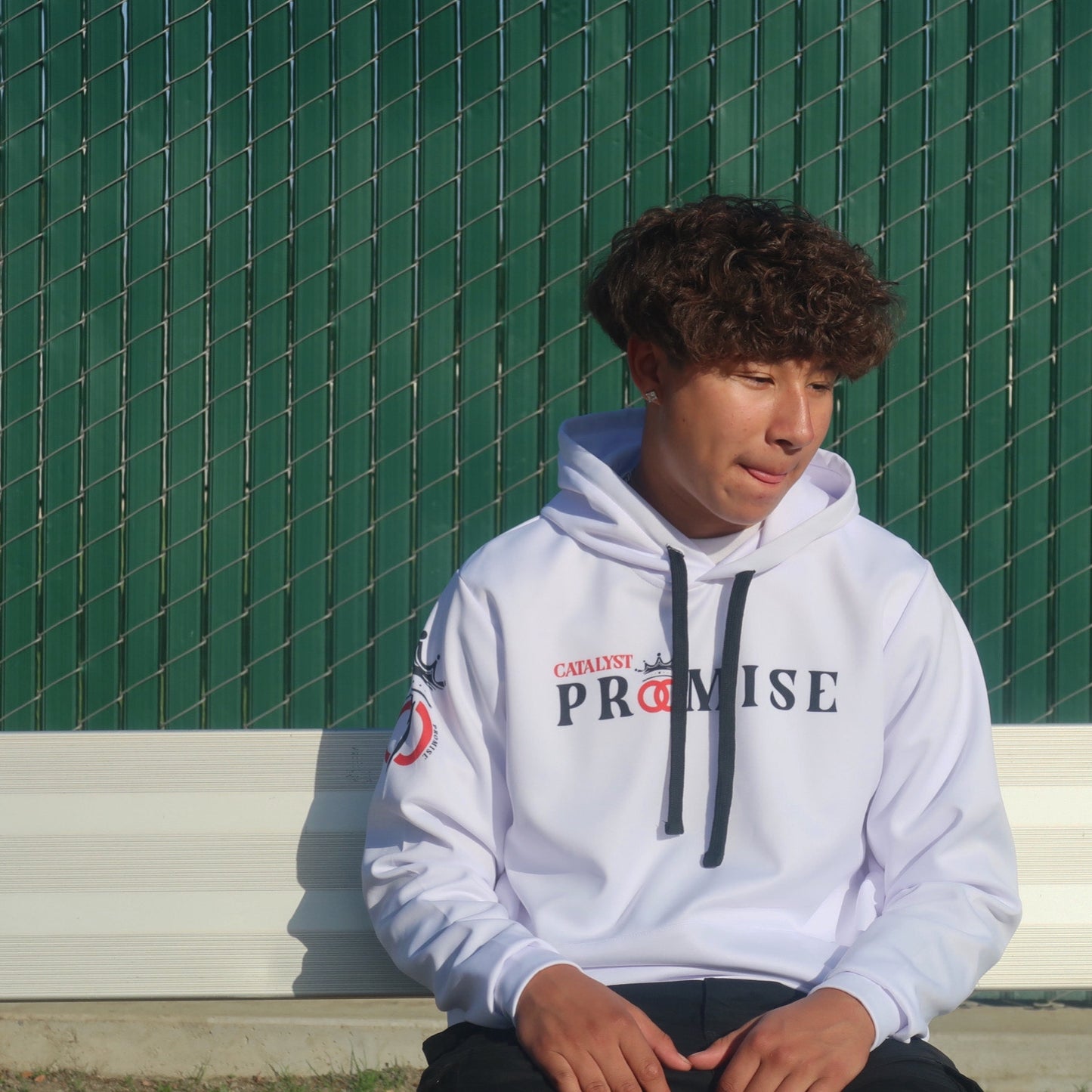 Okiki Olorunfunmi White Hoodie