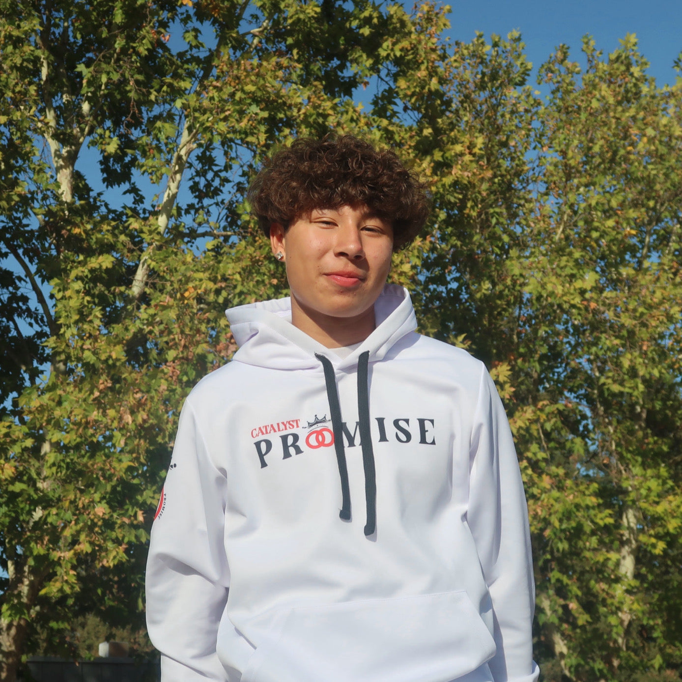 Okiki Olorunfunmi White Hoodie